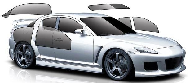 Các diện tích cần dán phim cách nhiệt